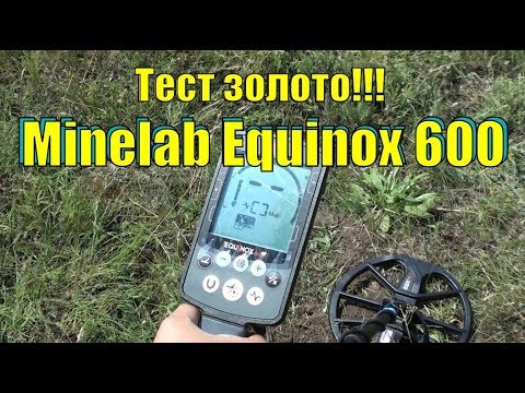 Видео: Тест Minelab Equinox 600  Золото. Коп 2018. В поисках золота UA!