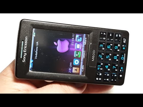 Видео: Sony Ericsson M600i - 3G смартфон из 2006 года  на Symbian OS 9.1с Распознаванием рукописного ввода