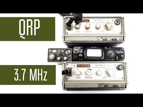 Видео: Карат-2, FT-817, Улейма и Mizuho - QRP связь на 80 м
