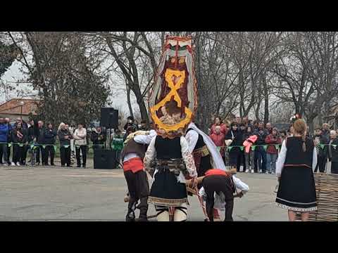 Видео: Кукери село Бояново в село Зимница 10.03.24г