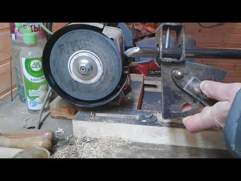 Видео: Заточка токарных резцов по дереву