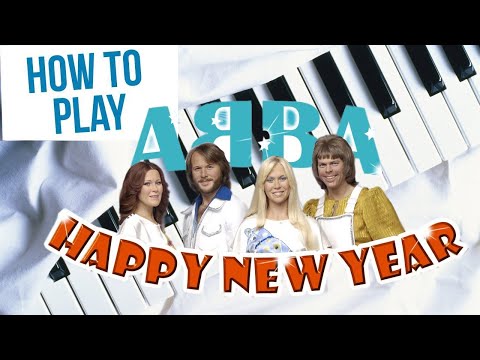 Видео: HAPPY NEW YEAR НА ПИАНИНО — Новогодняя песня 2020 на фортепиано (ABBA) Рождественская как играть