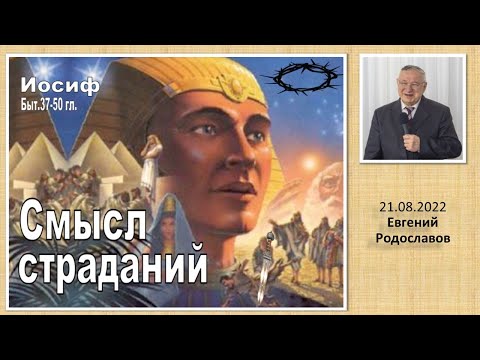Видео: Смысл страданий 21.08.2022 Родославов Е.К.