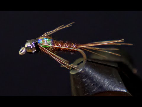 Видео: Как завязать бусину с изображением головы ФАЗАНЬЕГО ХВОСТОВА НИМФЫ