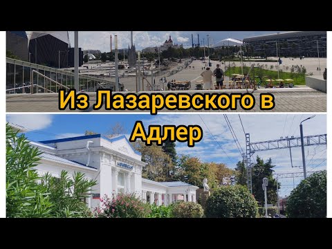 Видео: Из Лазаревского в Адлер 🚝