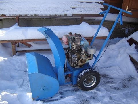 Видео: Самодельный снегоуборщик. Homemade snowblower Часть 1
