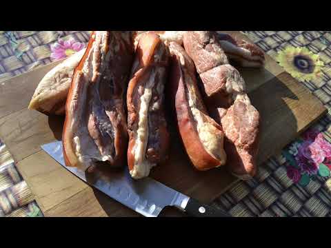 Видео: Холодное копчение мяса. Весь процесс. Самодельная коптильня.