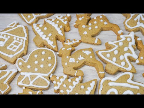 Видео: Идеальное Имбирное ПЕЧЕНЬЕ | Лучший рецепт Новогодних ПРЯНИКОВ