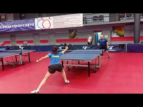 Видео: Самара. Первая ракетка. Рольдин - Троцкая.