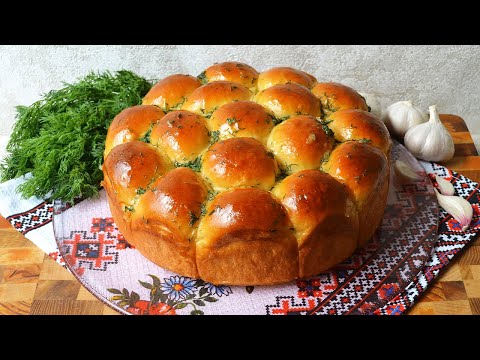 Видео: Чесночные Пампушки как Пух😍Невероятно вкусное дополнение к первым блюдам | Танюшина кухня