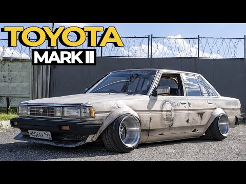 Видео: Самый НИЗКИЙ TOYOTA MARK II GX71 на широченных катках в 12J / Static JDM ratlook