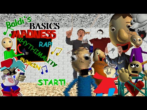 Видео: FNF: Baldi's Basics Madness V1 // Все песни, секретные песни, концовки █ Friday Night Funkin' █