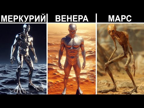 Видео: Как бы выглядели люди, если бы жили на других планетах?