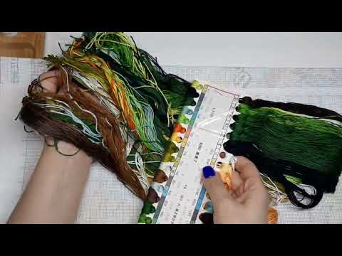 Видео: Покупки из Алиэкспрес. вышивка крестом.