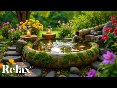 Видео: Целебная музыка + успокаивающий звук воды 🌿 Снимает стресс, тревогу и депрессию | Успокаивает разум