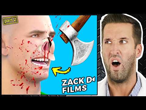 Видео: ВРАЧ смотрит на нелепые анимации в Zack D. Films #2