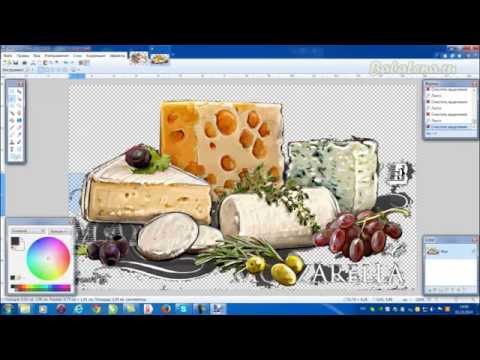 Видео: Создаем принт для сырной досочки в Paint.Net