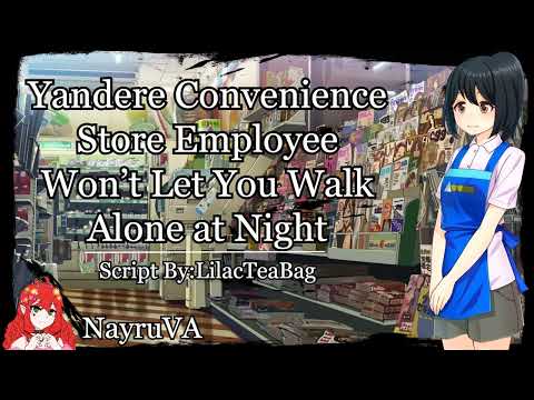 Видео: Сотрудник-преследователь Яндере не позволит тебе уйти (Yandere! Employee X Listener) (F4A)