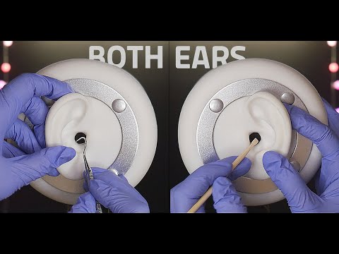 Видео: [ASMR] Очистка ушей с синими латексными перчатами