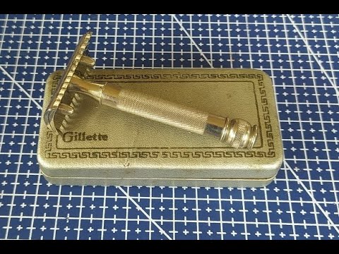 Видео: Gillette 20-х годов   Бритье