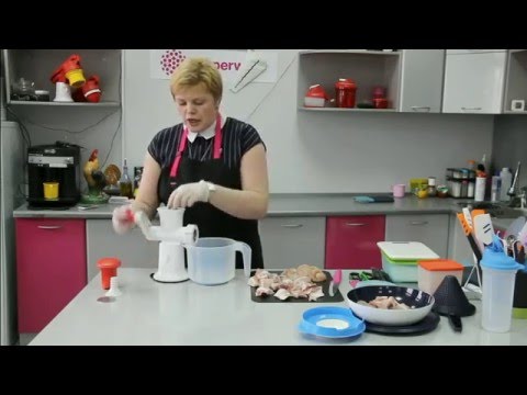 Видео: Сосиски мясорубка Фьюжен Мастер Tupperware