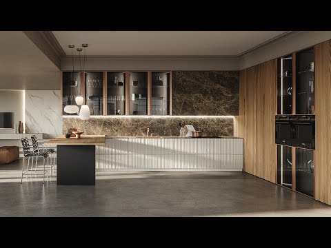 Видео: Aster Cucine обзор Елены Березиной выставки Supersalone 2021.