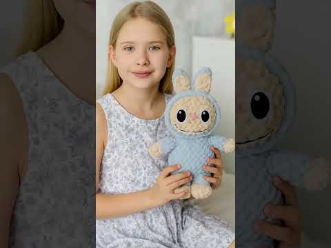 Видео: Набор для вязания лабубу на вб, артикул 447539852 #alizepuffy #творчество #пряжаализе #вязаниеруками