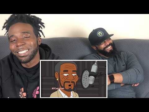 Видео: Реакция на подборку шуток про Гриффинов All Black