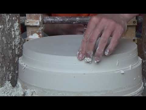 Видео: Форма для тарелки из пласта. Hump mold. Slab bowl.