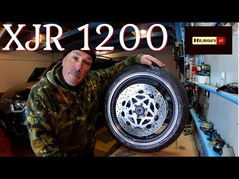 Видео: Полируем колесо ЯМАХА  XJR 1200 и не только.