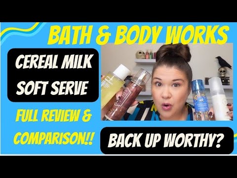 Видео: 💥 Обзор и сравнение каши Cereal Milk Soft Serve от Bath & Body Works — стоит ли она внимания или ...