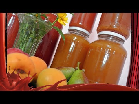 Видео: Абрикосовый сок без хлопот и применения механизмов!