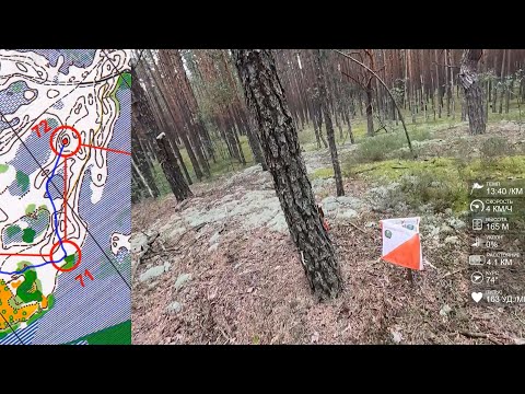 Видео: Спортивное ориентирование (headcam orienteering) - Кружева Брянского Леса, Алтухово - 28.07.2023