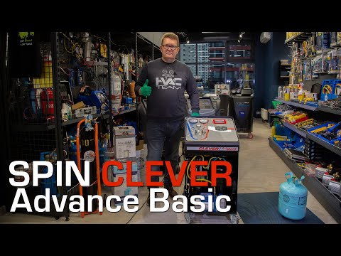 Видео: Станция для заправки автокондиционеров SPIN CLEVER Advance Basic