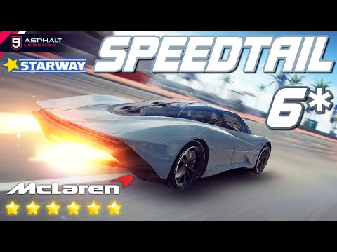 Видео: Asphalt 9 : ЛАЙФХАК В STARWAY И ОБЗОР 6* MCLAREN SPEEDTAIL !🔥