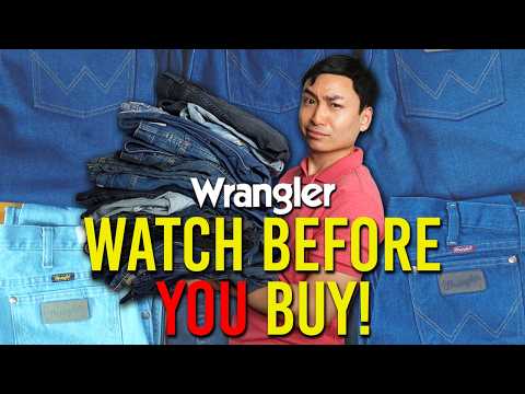 Видео: ПОЛНОЕ руководство по джинсам Wrangler Authentics и ковбойскому крою (10 пар)
