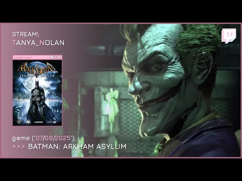 Видео: Финал Batman: Arkham Asylum #3 | Стрим от 07.08.2025