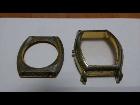 Видео: Реставрация золотого покрытия наручных часов.