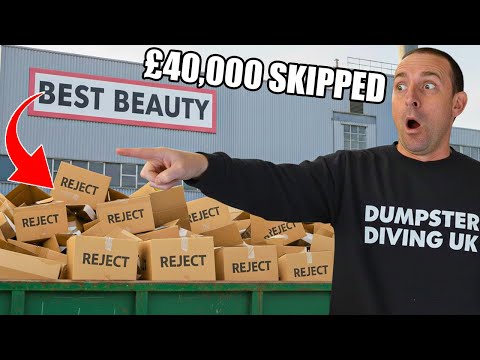 Видео: Одна из самых больших находок, найденных в мусорных баках Великобритании за всю историю? 40 тысяч...