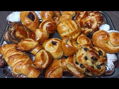 Видео: Булочканын түрлөрү// Самые красивые булочки. Формы булочек