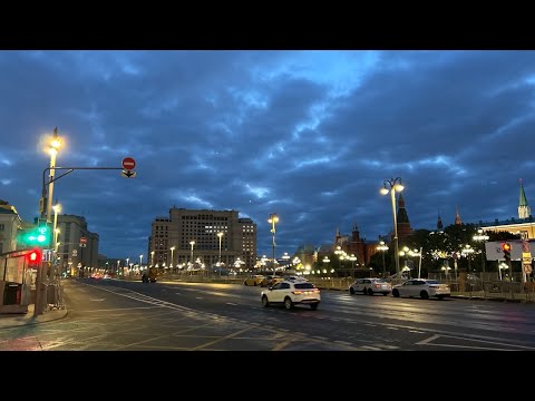 Видео: На самокате по ночной Москве  #стрим #walking