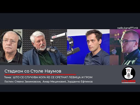 Видео: ШТО СЕ СЛУЧУВА КОГА ЌЕ СЕ СРЕТНАТ ЛЕВИЦА И ГРОМ - Стевчо Јакимовски, Амар Мециновиќ - Стадион