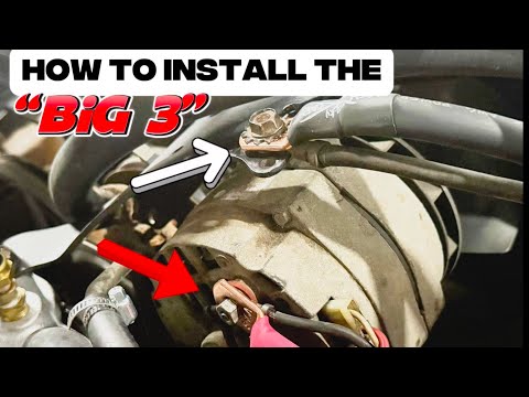 Видео: Большая тройка исправила проблемы с тусклым светом и потерей напряжения на моем Chevrolet Caprice.