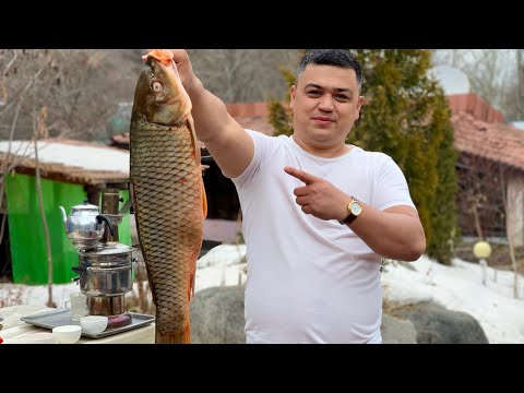 Видео: РЫБА в ТАНДЫРЕ. КАК приготовить РЫБУ в ТАНДЫРЕ. ENG SUB.