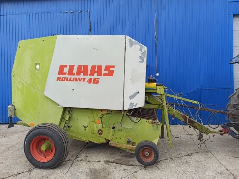 Видео: Пресс подборщик Claas  Rollant 46
