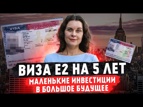 Видео: Как получить визу инвестора E2? Критерии получения визы. Иммиграция в США. Виза E2