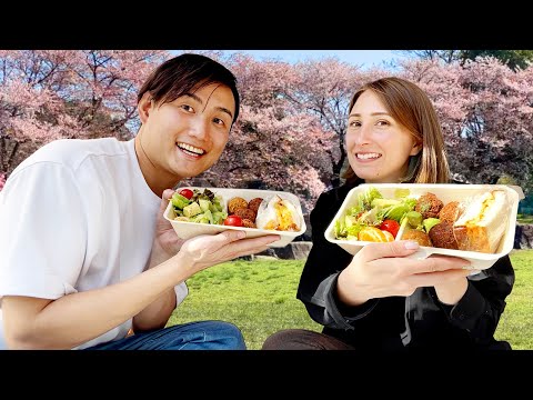 Видео: Япония в цвету! Домашний бэнто ланч и пикник под сакурой