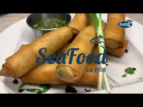 Видео: СПРИНГ РОЛЛЫ С КРЕВЕТКАМИ от Seafood