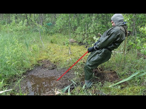 Видео: ПРИШЛОСЬ ТАЩИТЬ ЛЕБЕДКОЙ ИЗ БОЛОТА, РАСКОПКИ ЮРИЙ ГАГАРИН