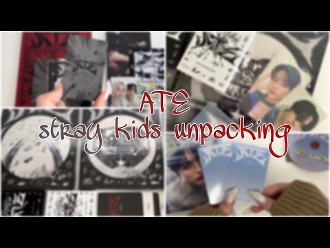 Видео: ⛓️stray kids “ATE” album unpacking⛓️|| распаковка альбомов эйт стрэй кидс❤️‍🔥